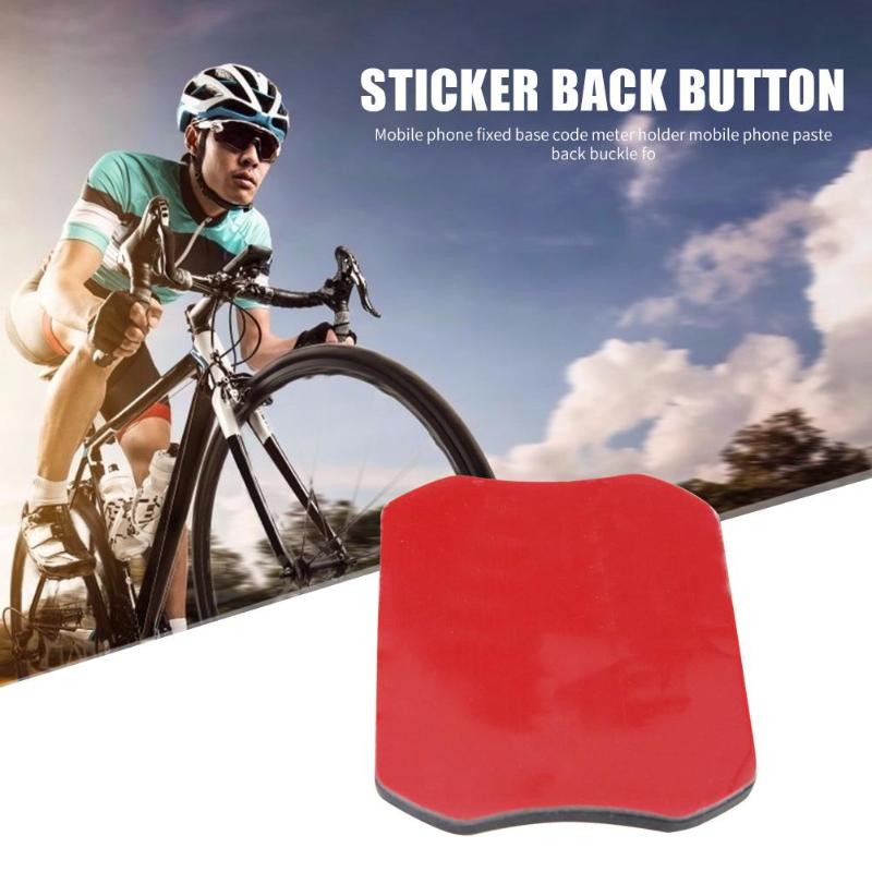 Durable Phone Back Button Paste Multi-function Bicycle Phone Sticker Mount Phone Back Button Paste GPS Bracket for GARMIN Edge