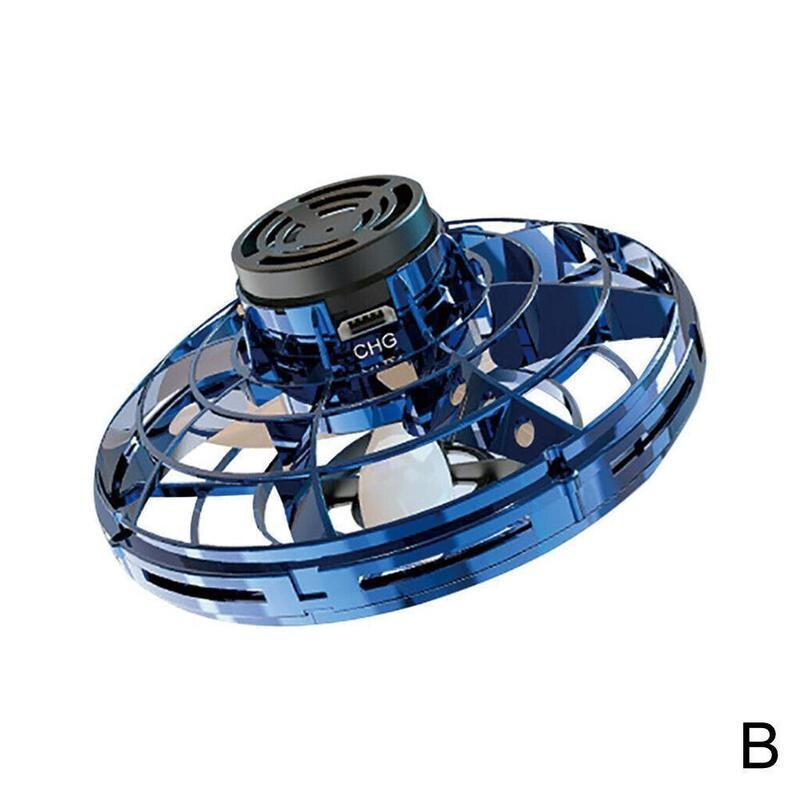 Mini Vingertop Flying Gyro Gratis Route Inductie Cyclotron Ufo Creatieve Decompressie Speelgoed: B