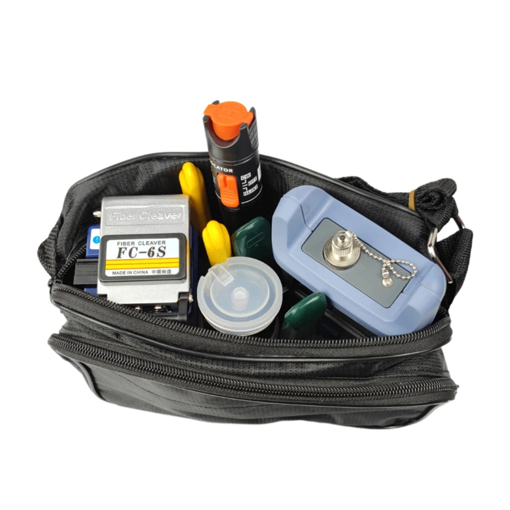 15 IN 1 Fiber Optic Cable Tester Tool Kit Optical Power Meter OPM -70-+10dBm Visual Fault Locator 10/20/30mw VFL Tester Pen