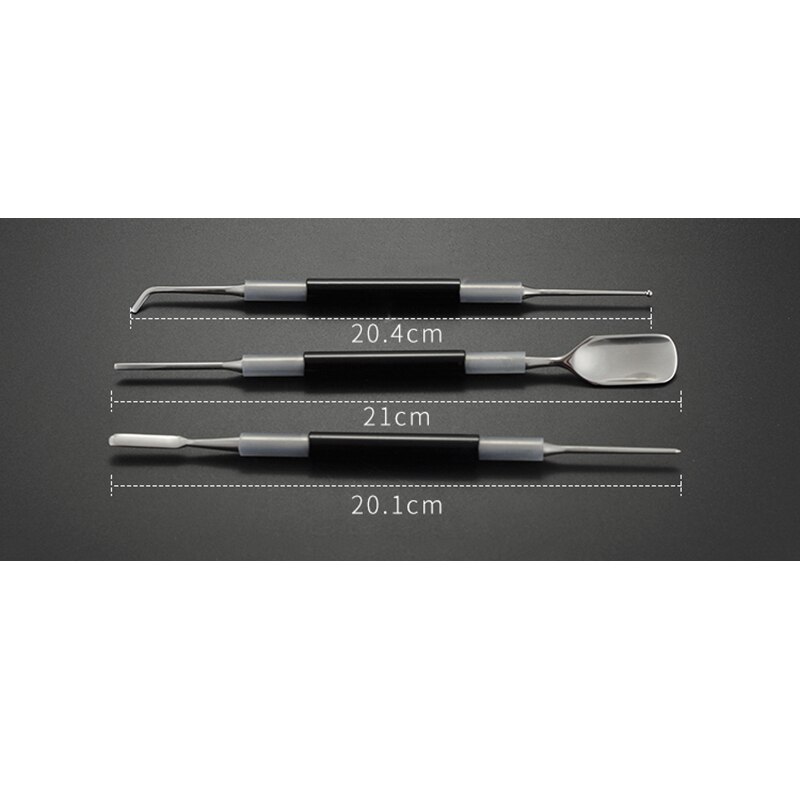 3PCS Coffee Latte Foam Art Pen Needle Spatula Stainless Barista Tool Coffee Latte Stainless Steel Art Pen Tool