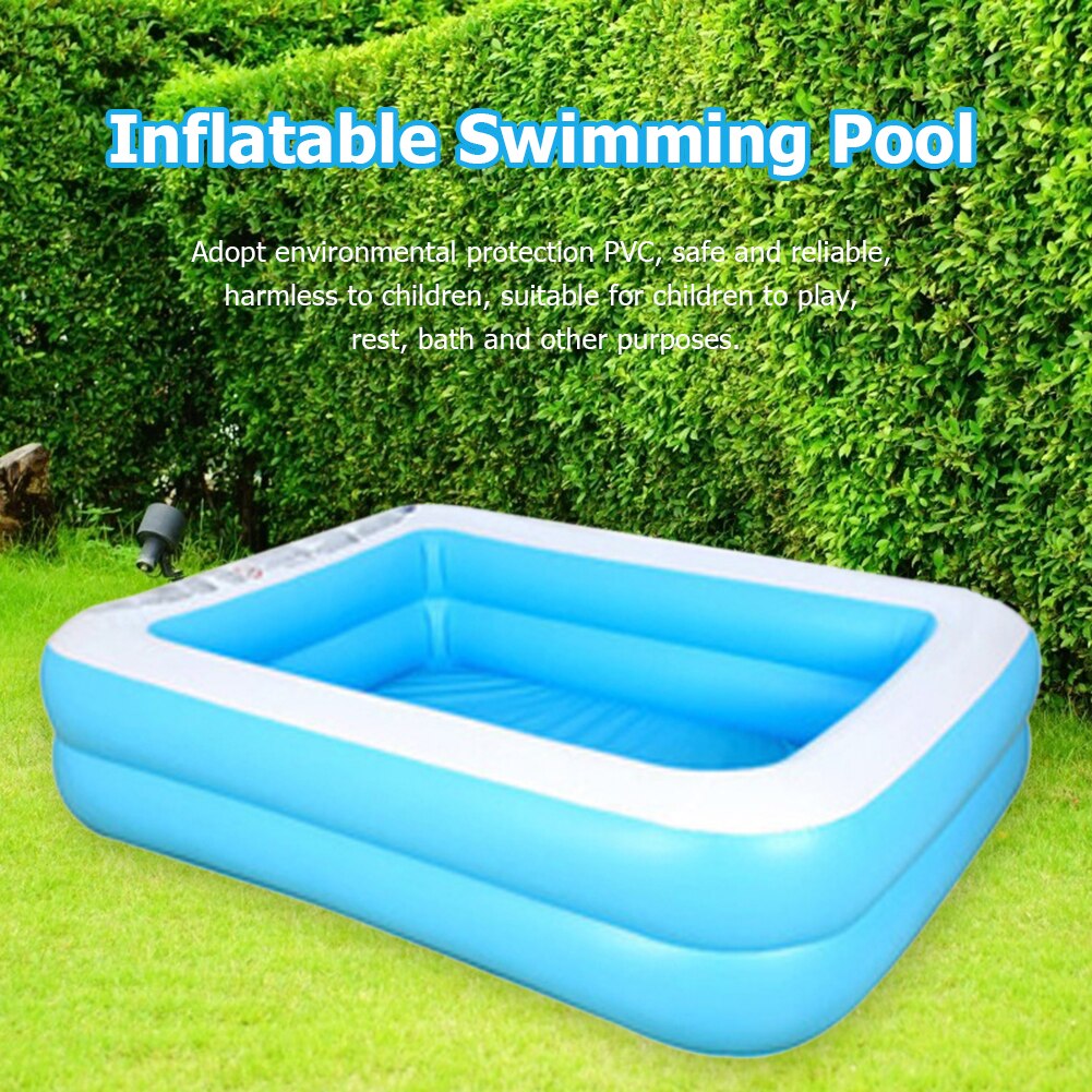 Inflatable Swimming Pool Enhanced Melt Technology Leak-Proof Swimming Pool 110CM Suitable for Outdoors Home Use