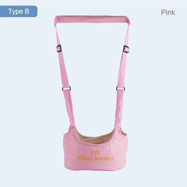 Baby Reins for Children Toddler Harness Assistant Backpack Kids Walking Learning Belt Stand Up Leashes Strap Wings 10-36 Months: Type B Pink