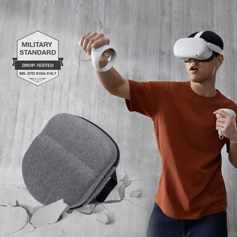 Hard Protective Cover Storage Bag Carrying Case for -Oculus Quest 2 VR Headset