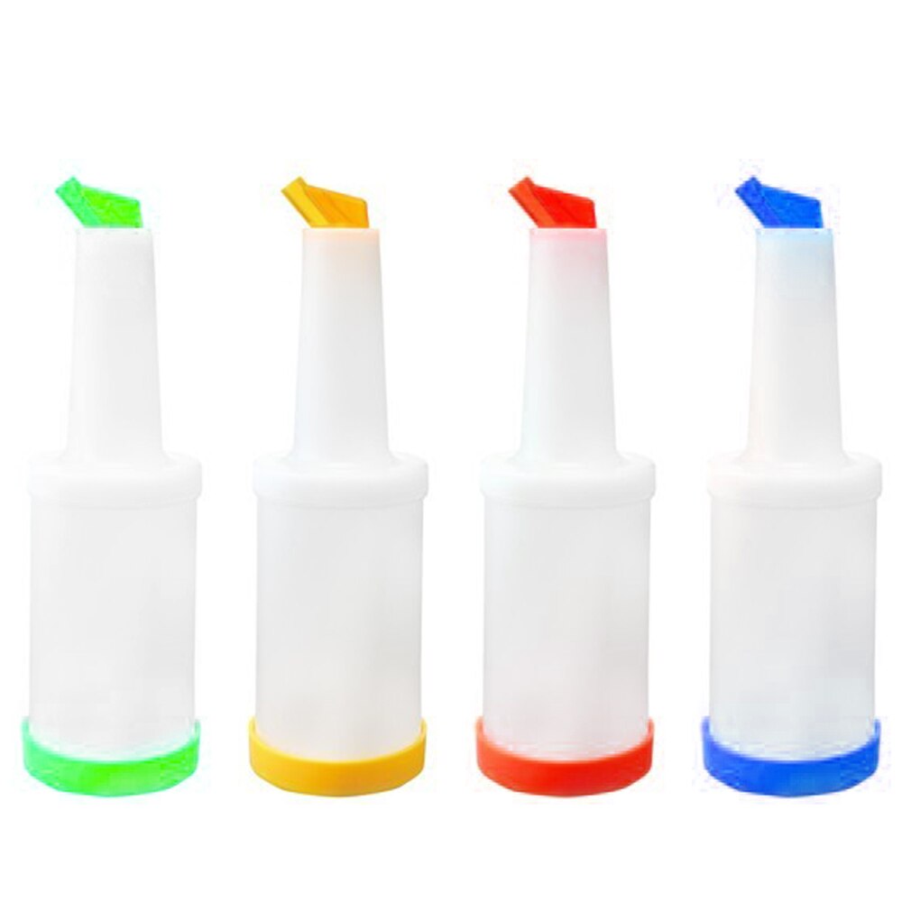 1L Juice Pourer Bar Cocktail Save and Pour Quart Bottles With Spout Pourer [4]