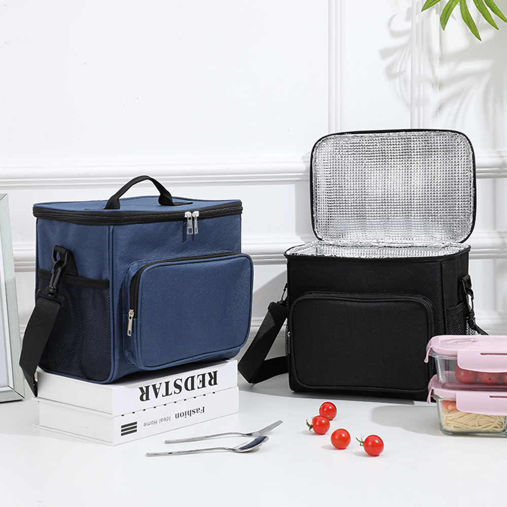 1pc isolerade lådor med stor kapacitet, handhållen crossbody, tillverkare av ispåsar för utomhusbruk, picknickväska, isolerad väska