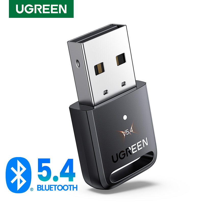 UGREEN Adapter Bluetooth USB Bluetooth 5.4 do komputera Dongle Adaptador bezprzewodowa mysz Keyborad muzyka odbiornik Audio nadajnik USB