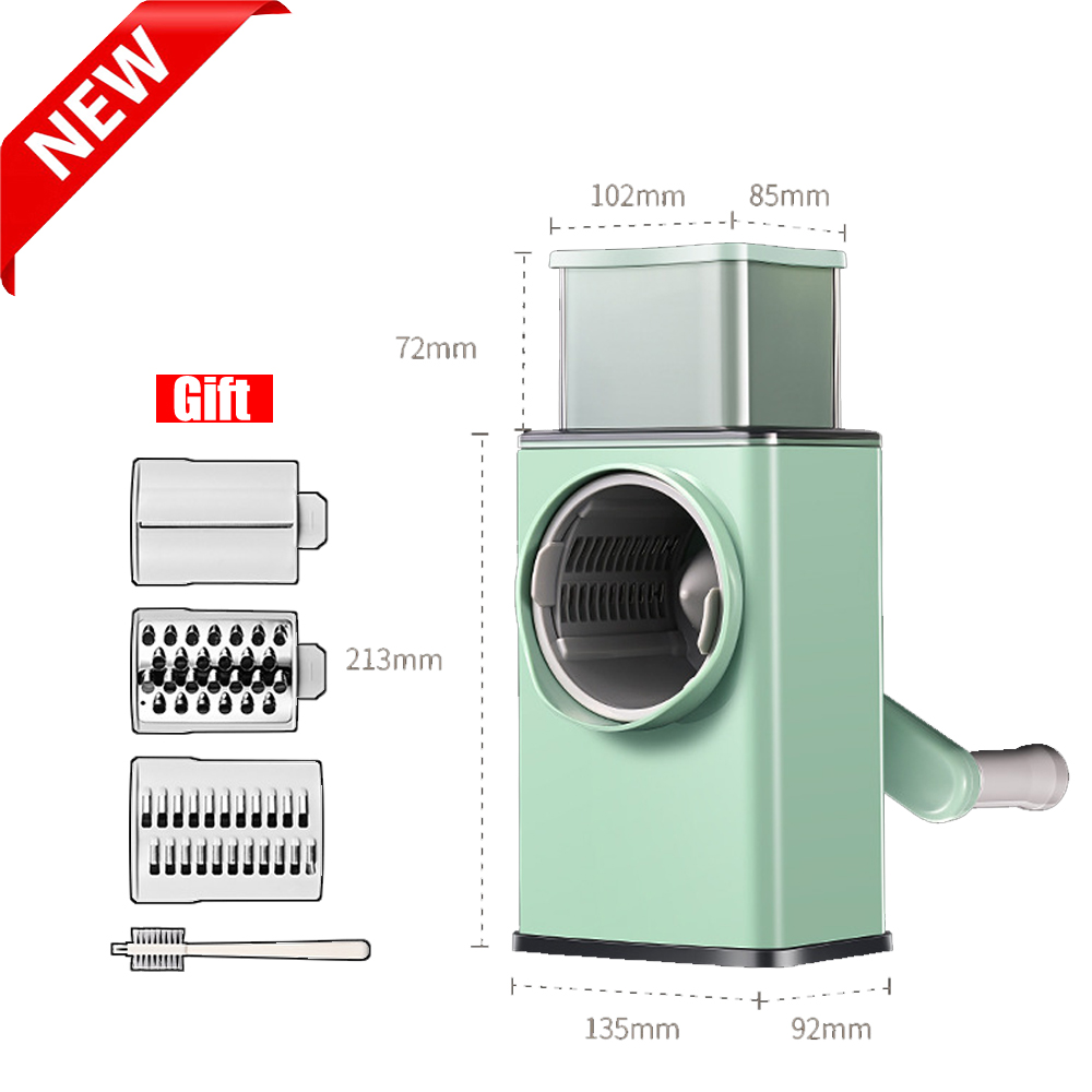 Multifunctional Manual Roller Vegetable Cutter Mandoline Vegetable Cutter Artifact Grater Potato Radish Slicer Kitchen Tools