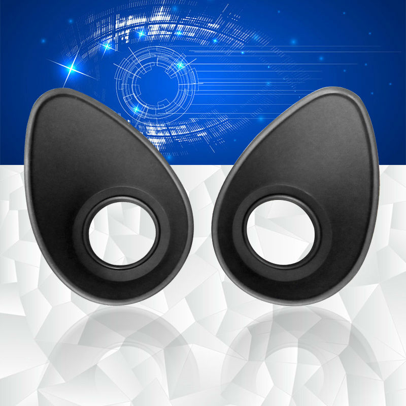 Large Size 2PCS Black Rubber Eyepiece Eye Guards for Metallurgic & Stereo & Biological Microscope and Telescope Eye Cups 34-36mm