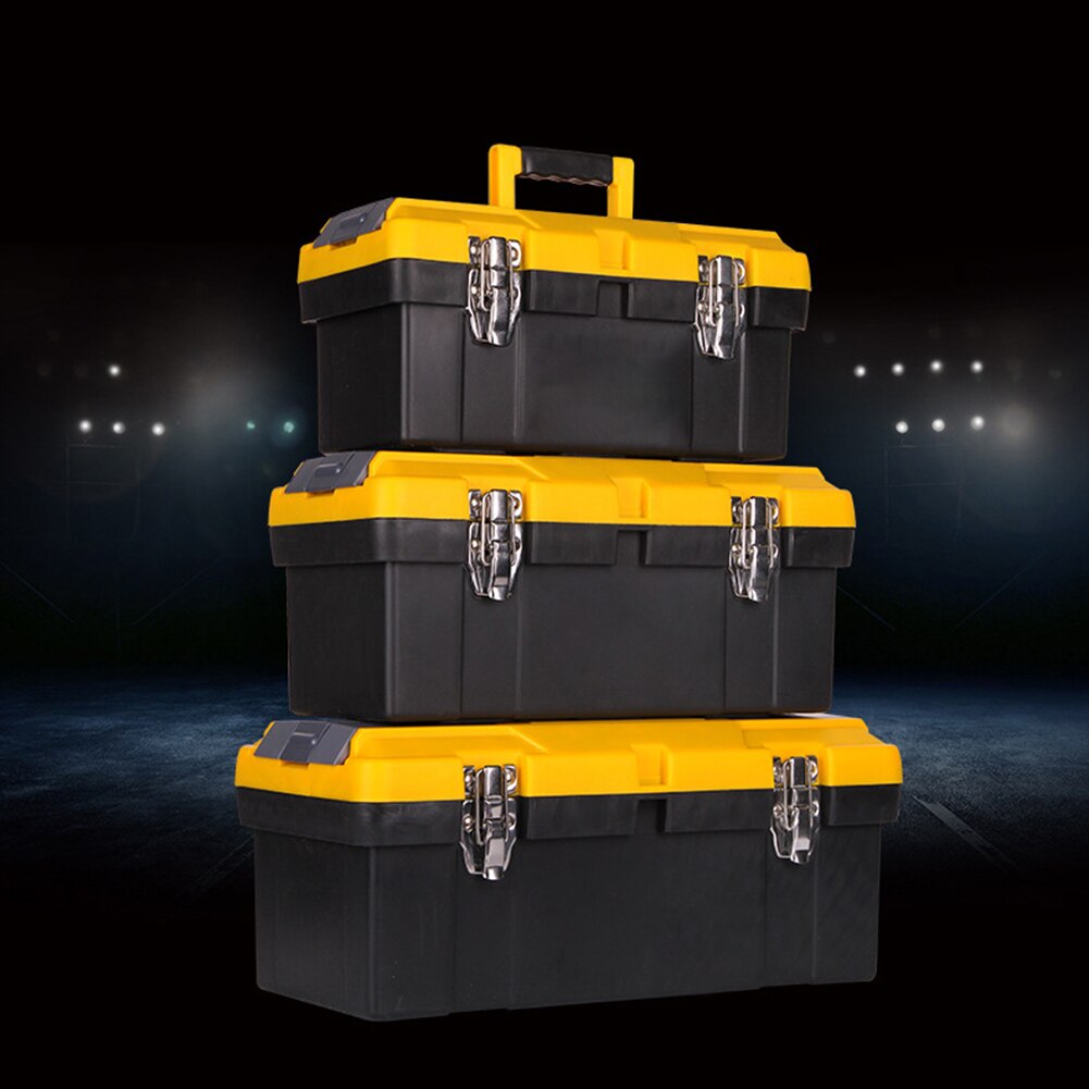 Abs Double-Layer Grote Toolbox Voor Het Beheren En Opslag Van Diverse Gereedschap Multifunctionele Dikker Draagbare Toolbox