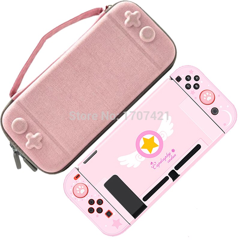 Nintend Switch Bag Joycon Shell Protective Hard PC Case For Nintendo Switch NS NX Cases Hard Colorful Back Cover Shell Housing: Pack G