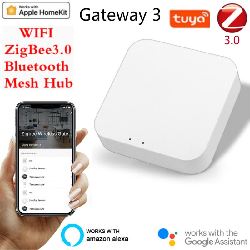 Multimode Smart Home Gateway ZigBee WIFI Bluetooth Mesh Hub Work With Mijia APP Apple Homekit Intelligent Home Hub Smart Home