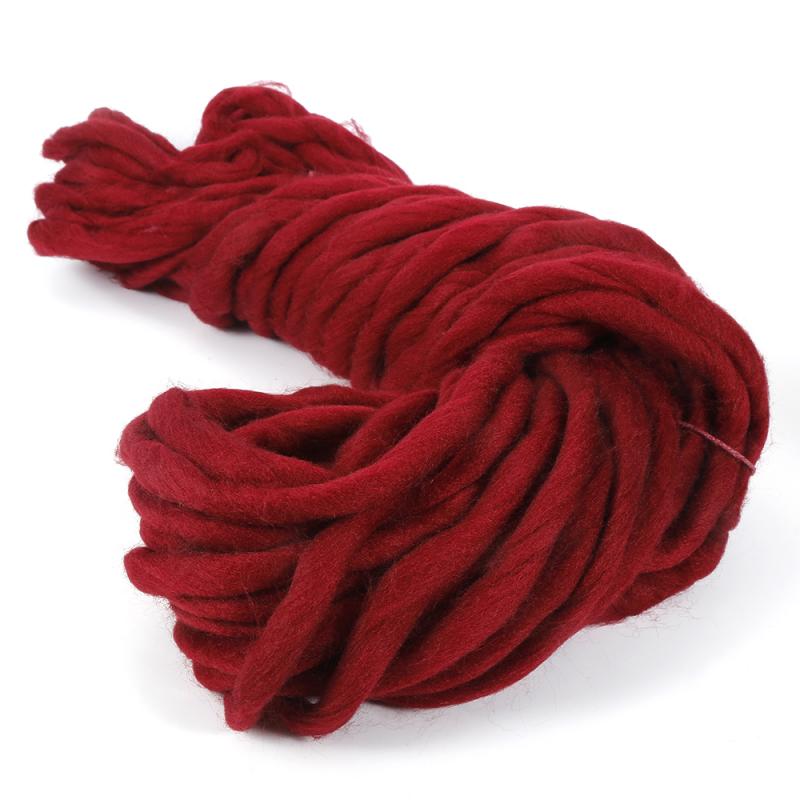 250G Chunky Wol Roving Sjaal Breien Garen Dikke Warme Пряжа Thuis Haak Garen Lana Breien Katoenen Garen Merino Wol garen