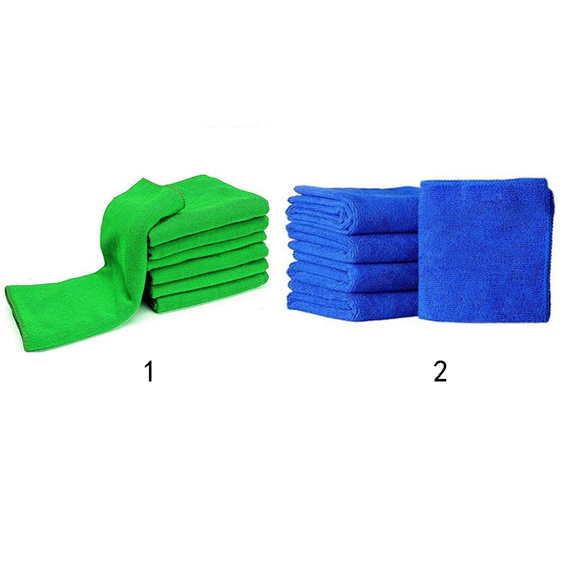 10 Pcs Ultra Zachte Microfiber Katoen Gezicht Hand Auto Wassen Handdoek Microfiber Huishoudelijke Reiniging Handdoek Microvezel 25x25cm #0926