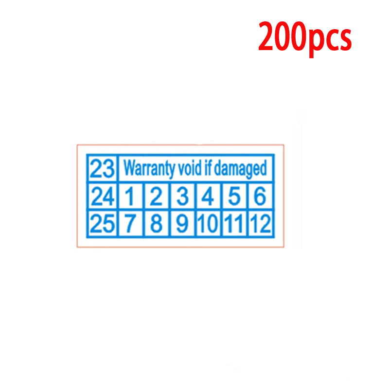 Gwarancja naklejka ochronna 40*20mm zabezpieczająca pustka zabezpieczająca naklejki na etykiety jednorazowa naklejka zabezpieczająca przed podrabianiem: Czerwony