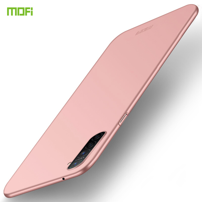 Für OPPO Realme XT Fall MOFi Harte Luxus Schutz Abdeckung Für OPPO Realme XT Telefon Fall Abdeckung: Rose Gold