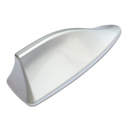 Antenas de señal de coche alerón con forma de aleta de tiburón para Peugeot 107, 108, 206, 207, 301, 406, 407, SW, 607, 308, 307, 508, RCZ: Plata