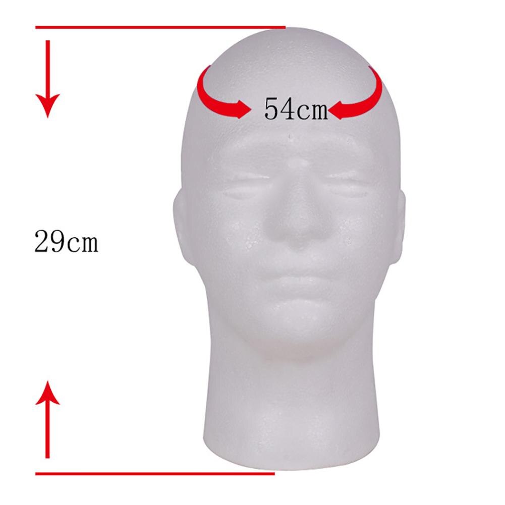 Piepschuim Mannequin Hoofd Model Zonnebril Lenzenvloeistof Stand Hat Cap Display Houder