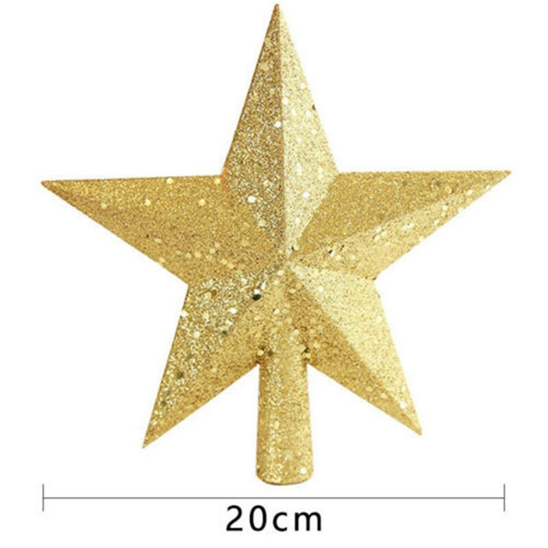 Xmas Tree Topper Decora Kerstboom Decor Grote Kerst Ornament Glitter Ster