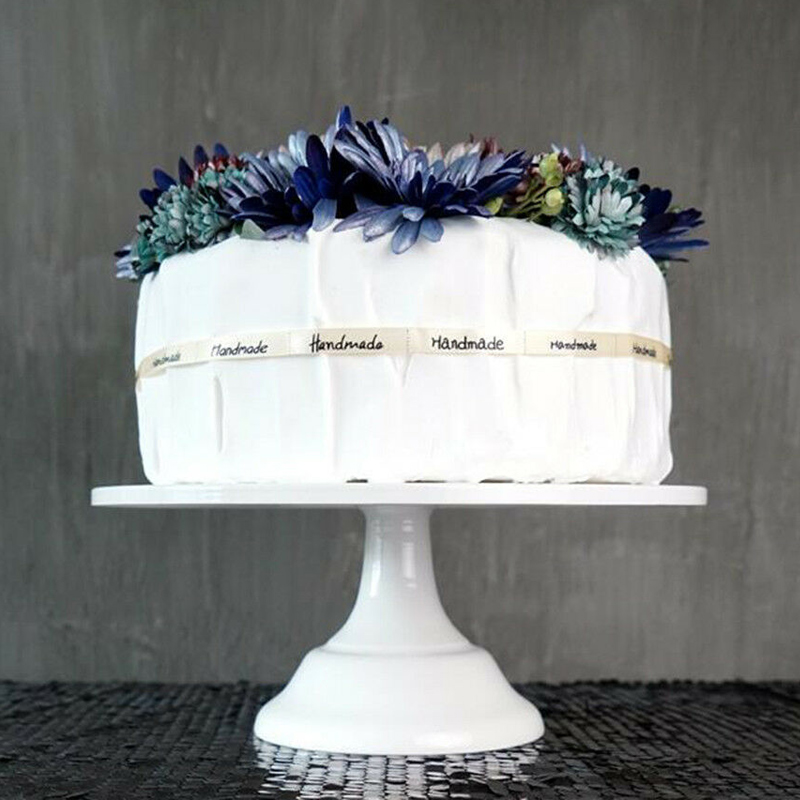 Bolo quente expositor sobremesa cupcake servindo placa redonda 10 Polegada para festa de casamento d6