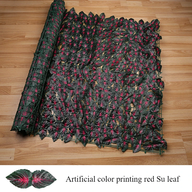 Artificial Hedge Fence Panel 0.5M/3M Green Privacy Screen Waterproof UV Protection Outdoor Garden Balcony Home Decoration: 3XL / Dark Khaki