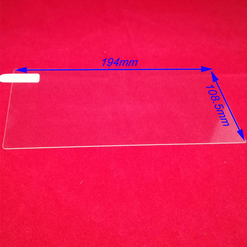 7" 8" 9" 10" Universal Tempered Glass Screen Protector Film for Tablet Ereader Ebook car gps Navigation DVD Stereo Radio: 194x108.5mm