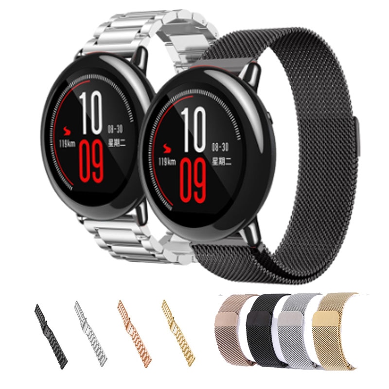 22mm Metall Band Für Xiaomi Huami Amazfit Tempo Armband Milanese Schleife Magnetische Strap für Amazfit Tempo Stratos 2 Gürtel ersatz