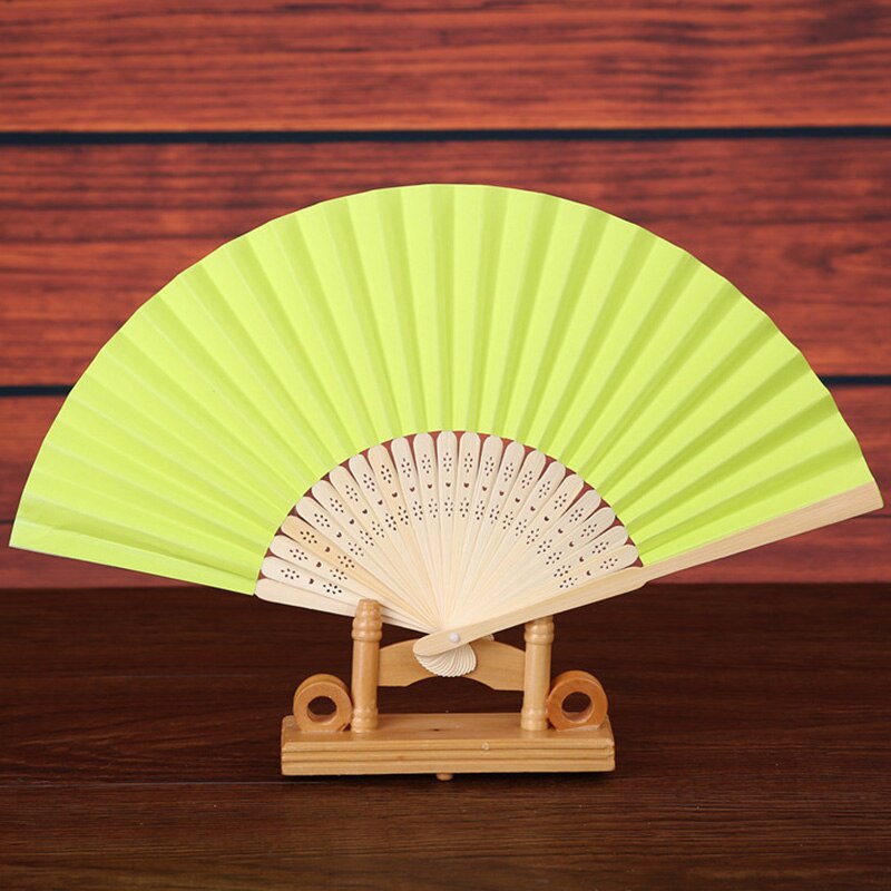 Blank Paper Bamboo Folding Fan DIY Calligraphy Painting Drawing Fan Artist Tool Christmas Birthday Party Give For Friend: 18