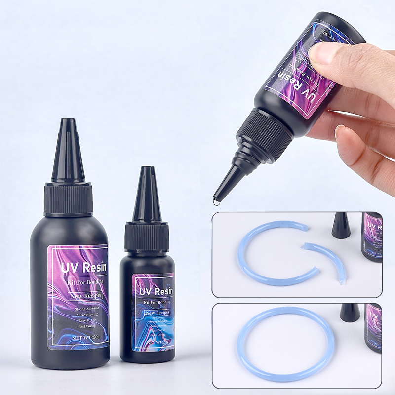 Cola uv para soldagem e ligação, 20/30/50g, super colagem, secagem rápida para colagem de vidro, cerâmica, metal, plástico, faça você mesmo, decoração de artesanato