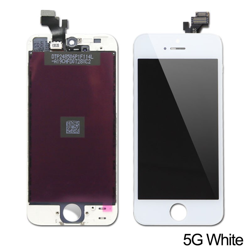 1PCS 100% AAAA LCD Screen For iPhone 5S 5 SE 5C Screen LCD Display Digitizer Touch Module 5S SE Screens Replacement: 5G White