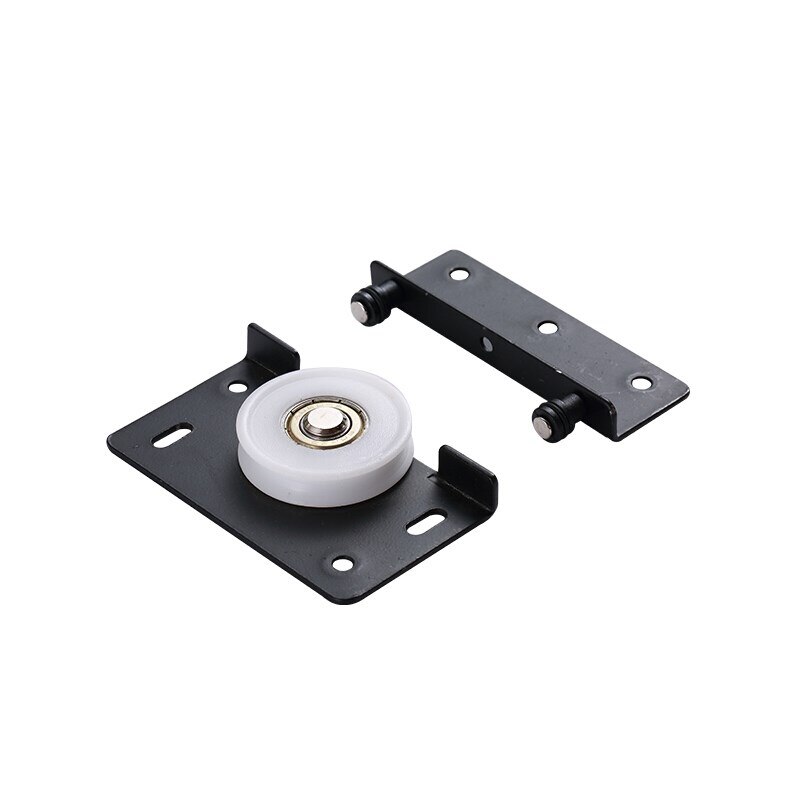 1pcs Iron Pulley Cabinet Moving Door Solid Wood Wardrobe Door Wheel Track Wheel Sliding Door Mute Pulley Furniture Parts