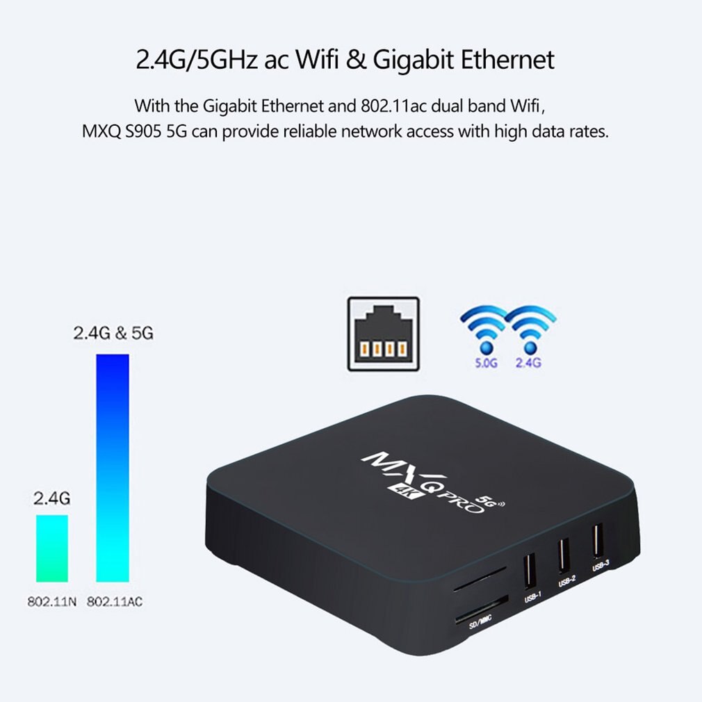 RK3229-5G Versie Hd Geen Lag Smart Media Player Tv Box Android Smart Box Thuis Afstandsbediening Doos 5G 4K Netwerk Speler Set-Top Box