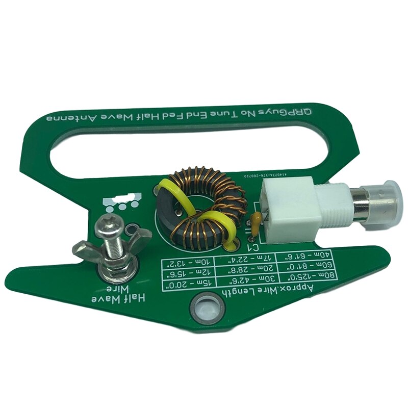 DIY Portable No Tune End Fed Half Wave Antenna 50Ohm Single-Band 80M-10M End-Feed Half-Wave Linear Antenna