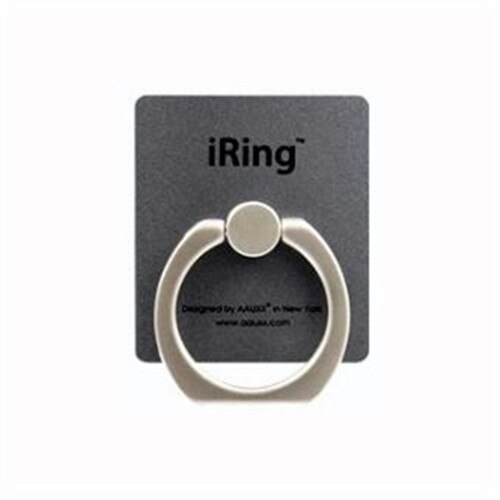 Telefonholder universal mobiltelefon iring 3d stativ finger grep stativ for iphone 11 pro max  xs 8 7 pluss finger ring holder: Grå