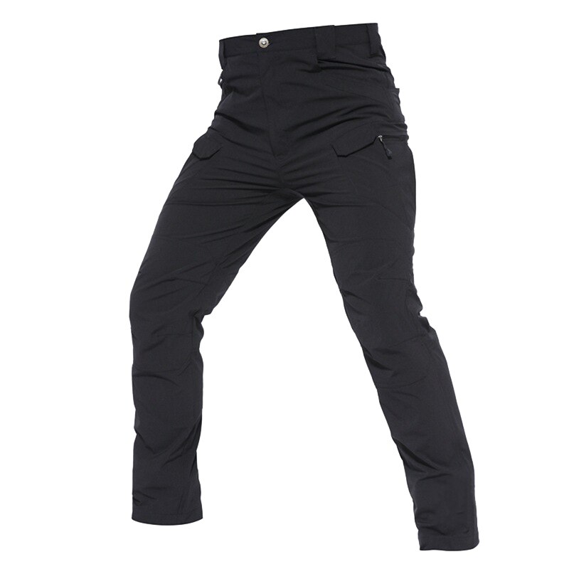 TOPMen's Pants Waterproof Windproof Trousers Outside Sports Hiking Pants Multi-Pocket Work Pants Black M: Default Title
