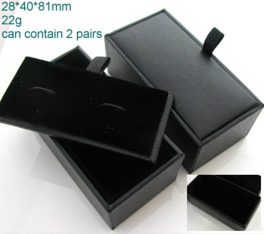 Kemstone Cufflink Boxes,Tie Clips Boxes Packing For Cufflinks 12pcs/lot cfbox3#