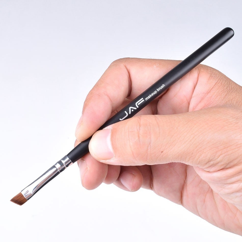 Cepillo de cejas en ángulo JAF, cepillo de cejas biselado, pincel delineador de ojos de Gel para maquillaje de ojos 04SBYA