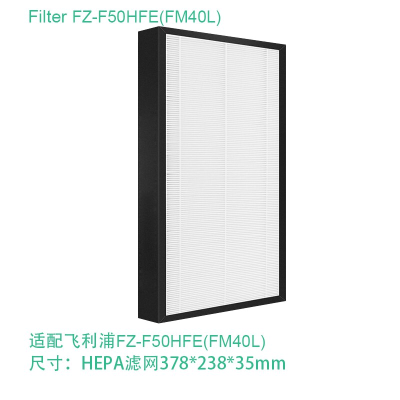 FZ-F50HFE FZ-F50DFE Replacement HEPA Carbon Filter for Sharp Air Purifier FP-G50E FP-GM50E FP-J40L FP-FM40L FP-F40E FP-JM40L: FZF50 HEPA Filter