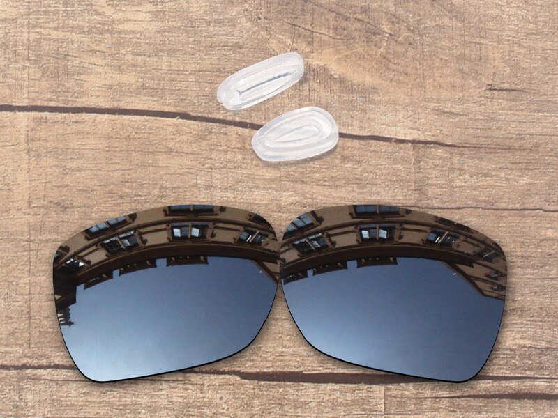 Vonxyz lentilles de rechange polarisées + choix de couleur | 20 +, choix de couleurs, tampons nasaux pour-cadre Oakley déviation OO4061: Black Mirror
