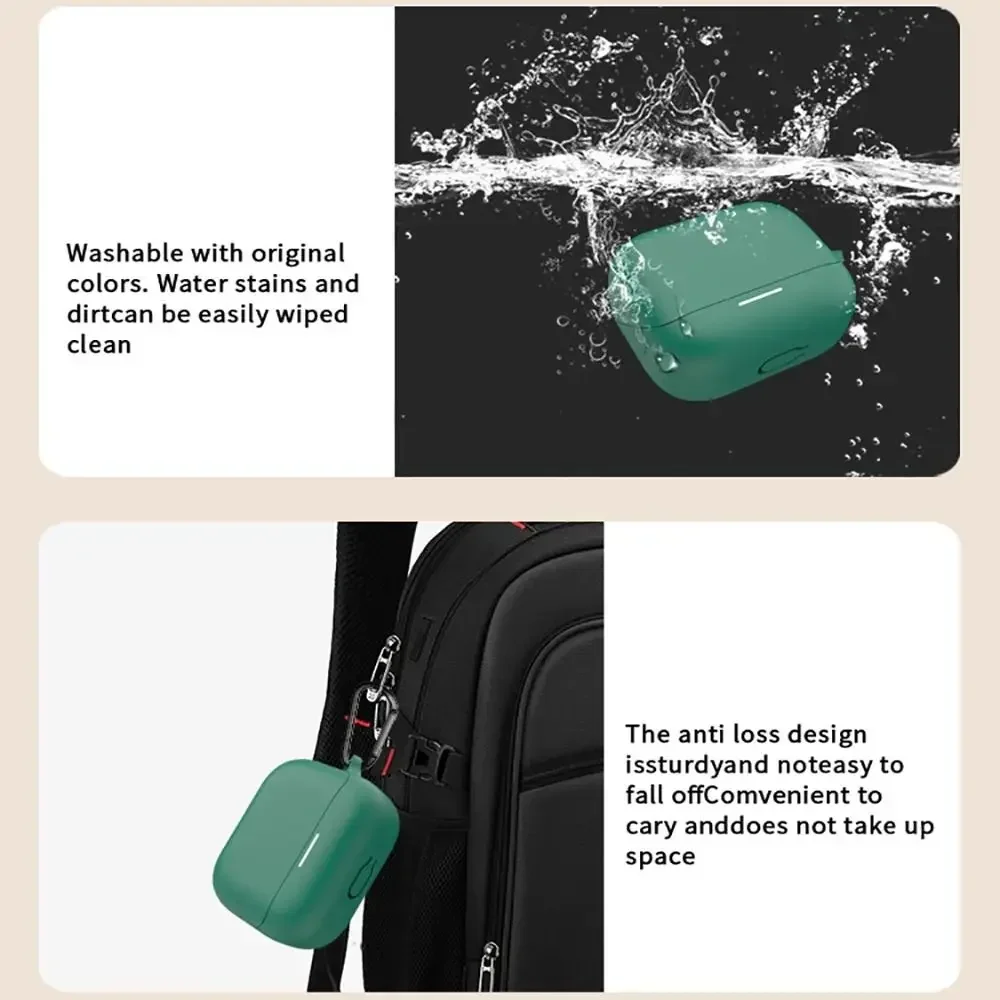 Siliconen oortelefoonhoes voor Anker Soundcore K20i Bluetooth-oordopjes Beschermende schaal Anti oplaaddoos Mouw hoofdtelefoonhoes