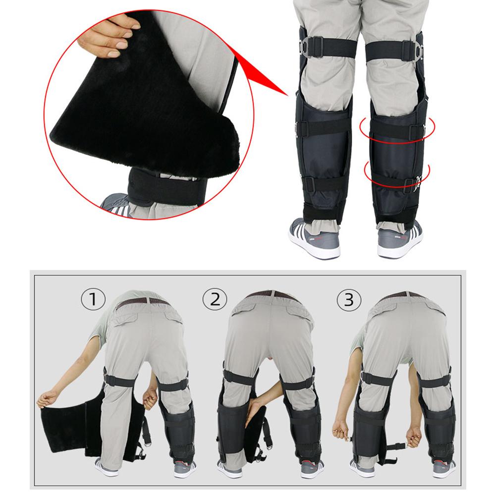 Jambières de moto couvre la jambe coupe-vent genouillère protecteur moto genouillère demi Chaps Leggings couvre pour l'hiver