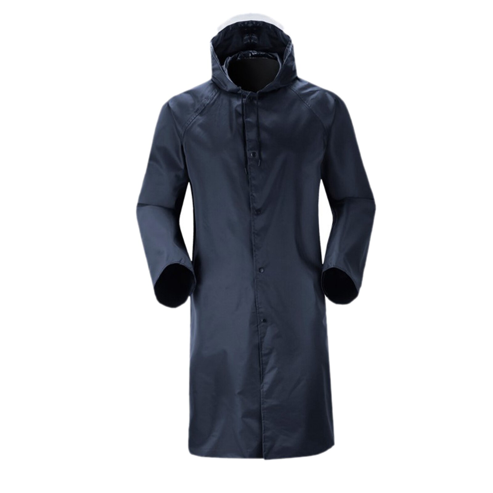 Men's Rain Jacket with Hood,Waterproof Lightweight Active Long Raincoat for Hiking Fishing