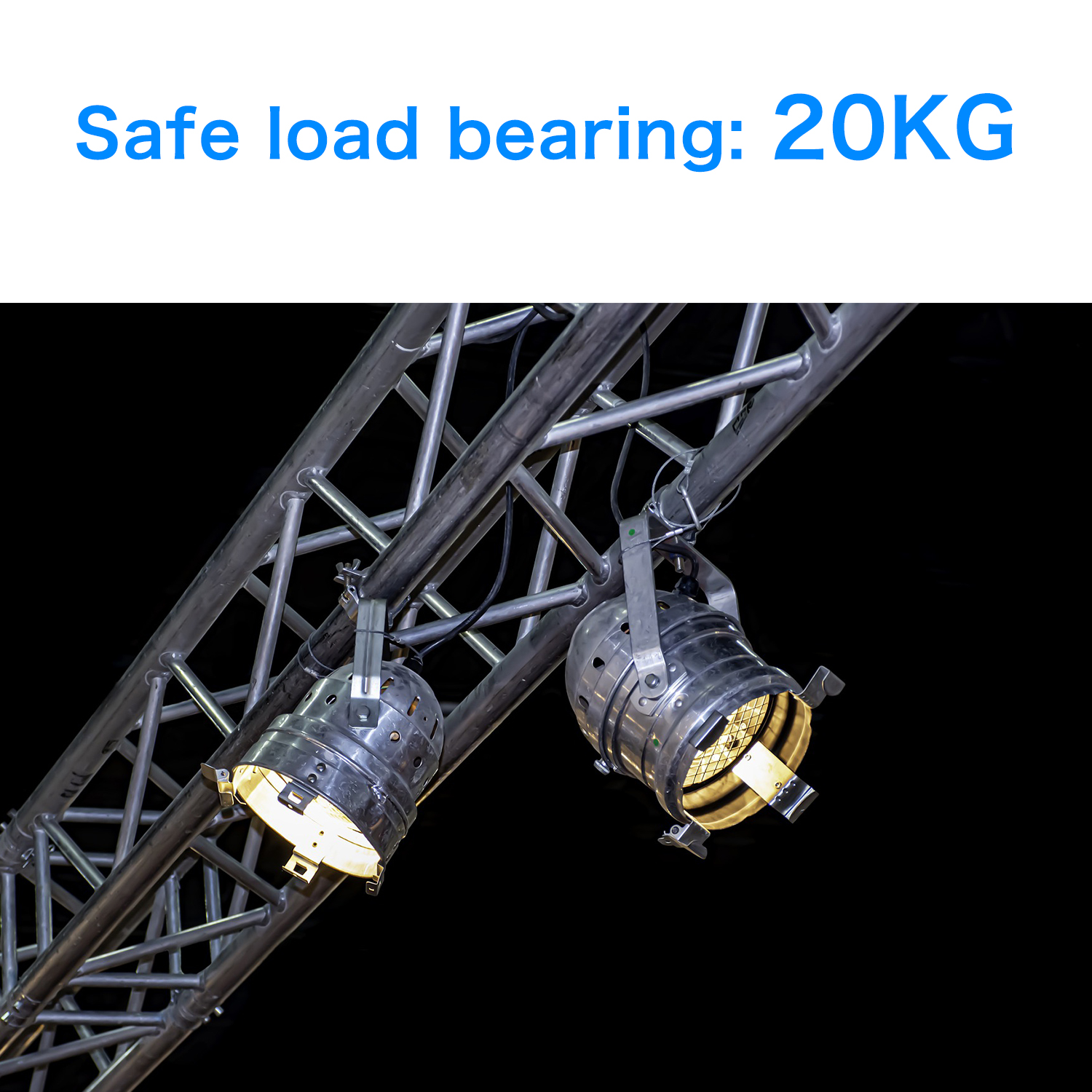 70cm sikkerhetskabler 3mm*700mm sikkerhetstau ståltråd sikkerhetslast 20kg sikkerhetskabler scenelys brukt til moving head-lys
