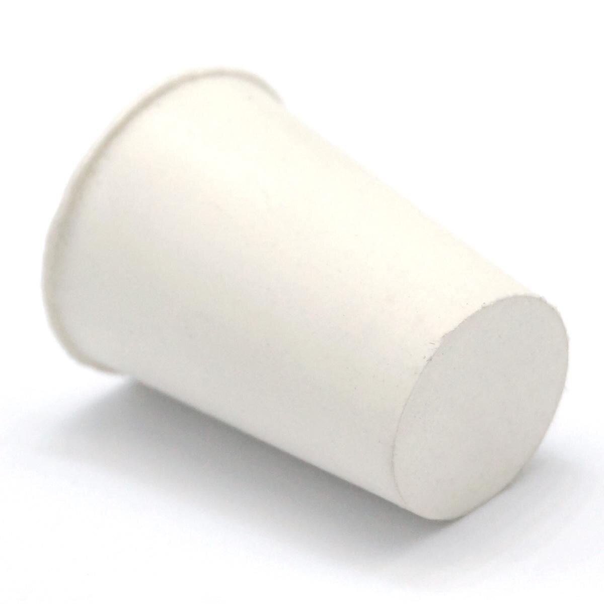 10pcs 14/19mm Rubber Stopper For Laboratory Test Tube Solid Bungs Airlock Lab Use