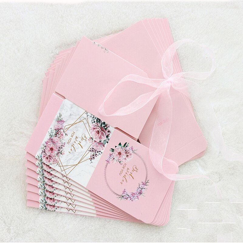 Paper Candy Box Wedding Favors Bag with Ribbon For Guests Wedding Baby Shower Birthday Party Decoration