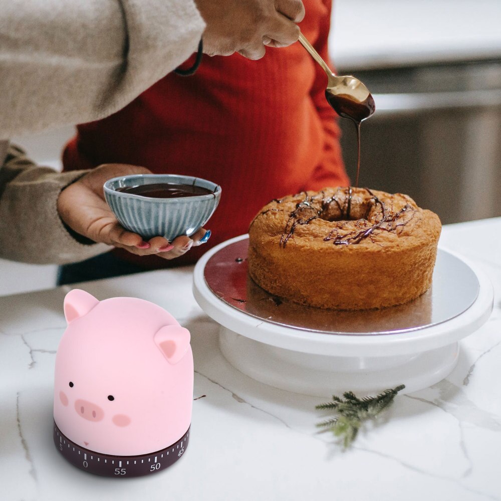 Adorable Cartoon Timer Kitchen Chef Cooking Countdown Rotate Timer Clock