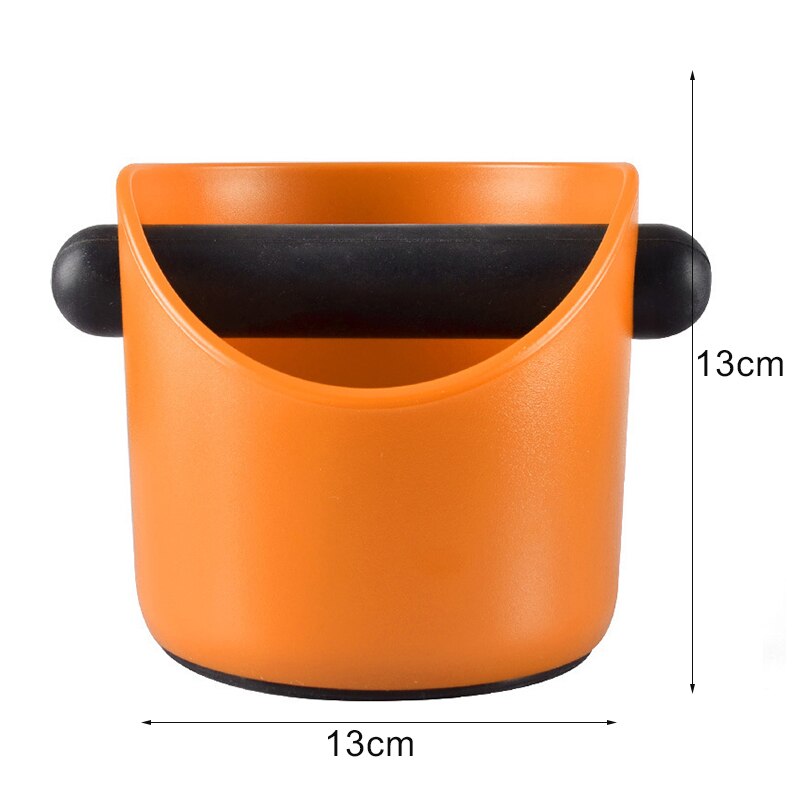 Papelera antideslizante con barra desmontable para Barista, contenedor de basura absorbente de golpes para Espresso, moler café,: as shown5