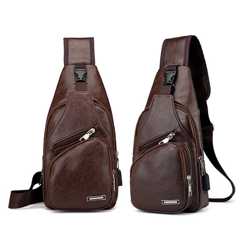 Bolsas masculinas quentes bolsa de couro do plutônio ocasional mala vertical ombro mensageiro sacos: Dark Brown