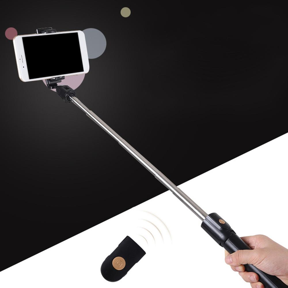 Opvouwbaar Bluetooth Selfie Stok Statief Met Afneembare Draadloze Afstandsbediening Statief Stand Voor Reizen