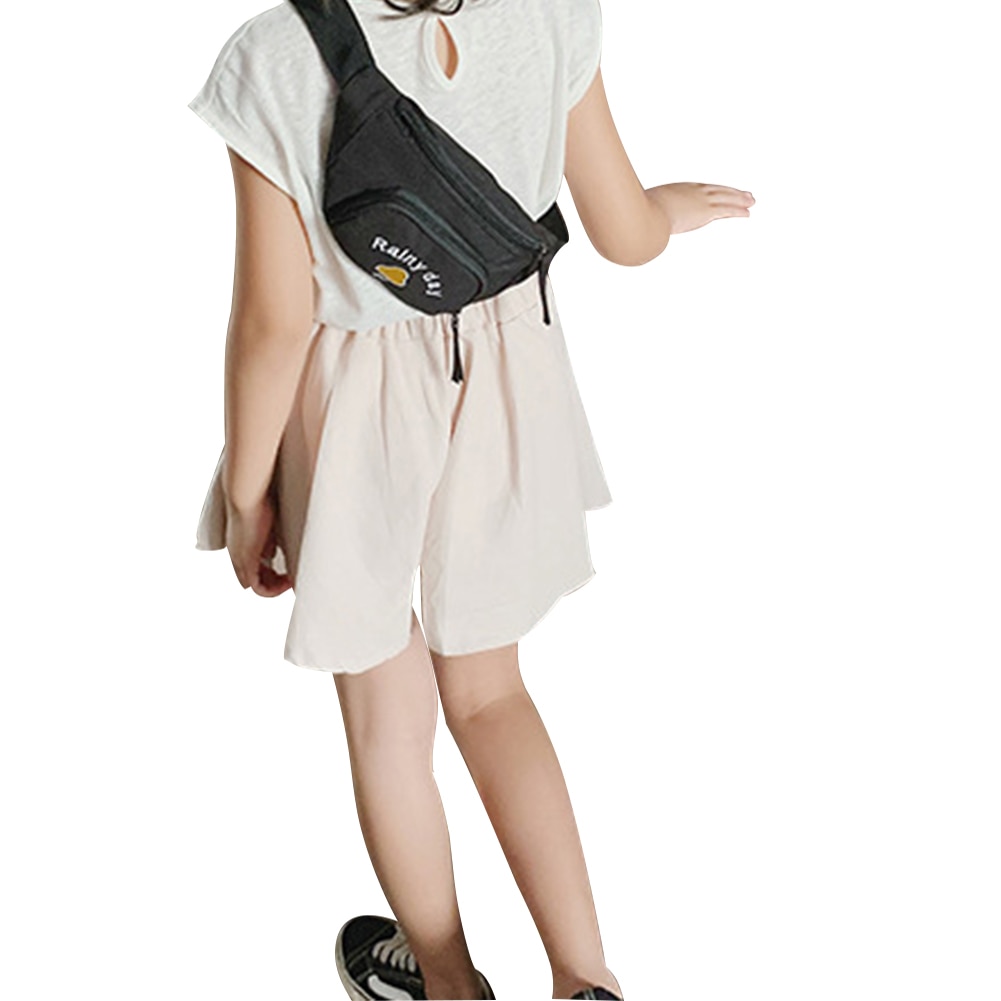 låve mini midjeveske låve lerret fanny pakke takrenne jenter bryst pakke unge takrenne jenter student belte bag midje pakker