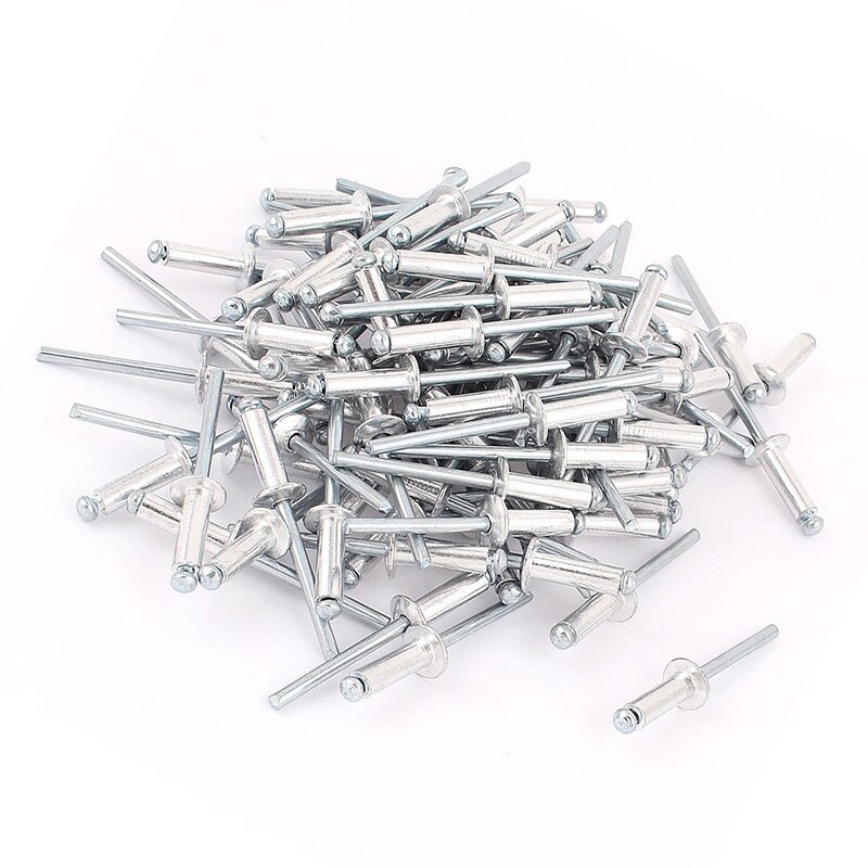 50 stuks (4,8 mm x 12 mm) Aluminium blindklinknagels